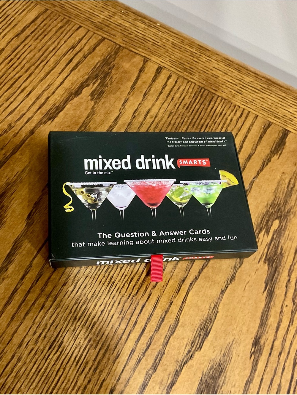 Mixed Drink Smarts Question & Answer Cards - Black Box